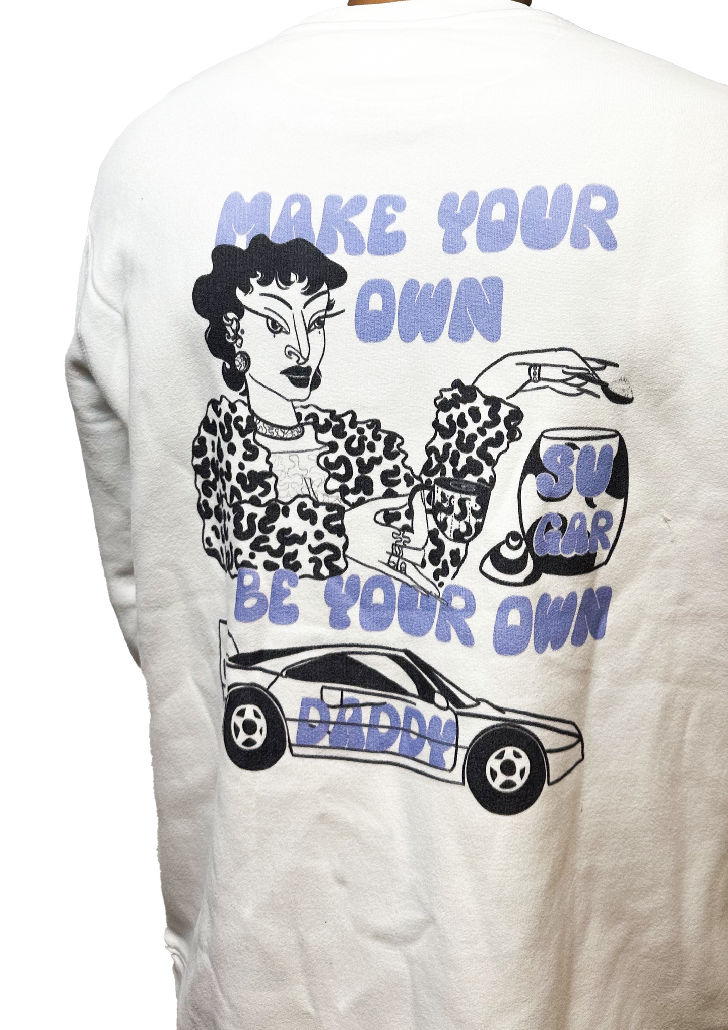 Sugardaddy Sweater white